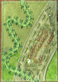 fabric, beads & lace ATC