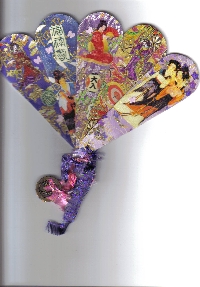 Oriental Shaped Fan~WORLD WIDE~maker chooses theme