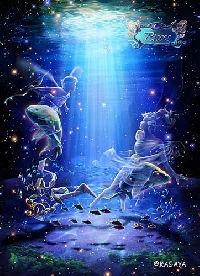 pisces - 12 signs of the zodiac atc # 12