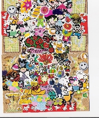 Sticker odds and ends postcards #2