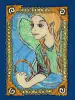 Hand Drawn Fairy ATC - Flickr ATC Group