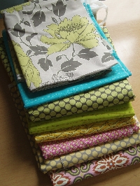 Fabric for Dotees swap