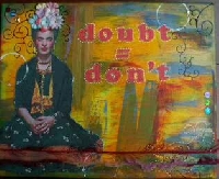 Frida-licious Mixed Media Canvasboard