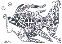 a handful of zentangle postcards