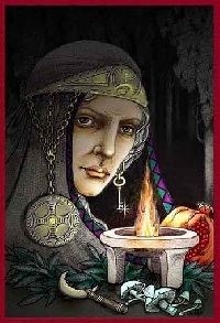 Pagan Goddess Matchbox Shrine